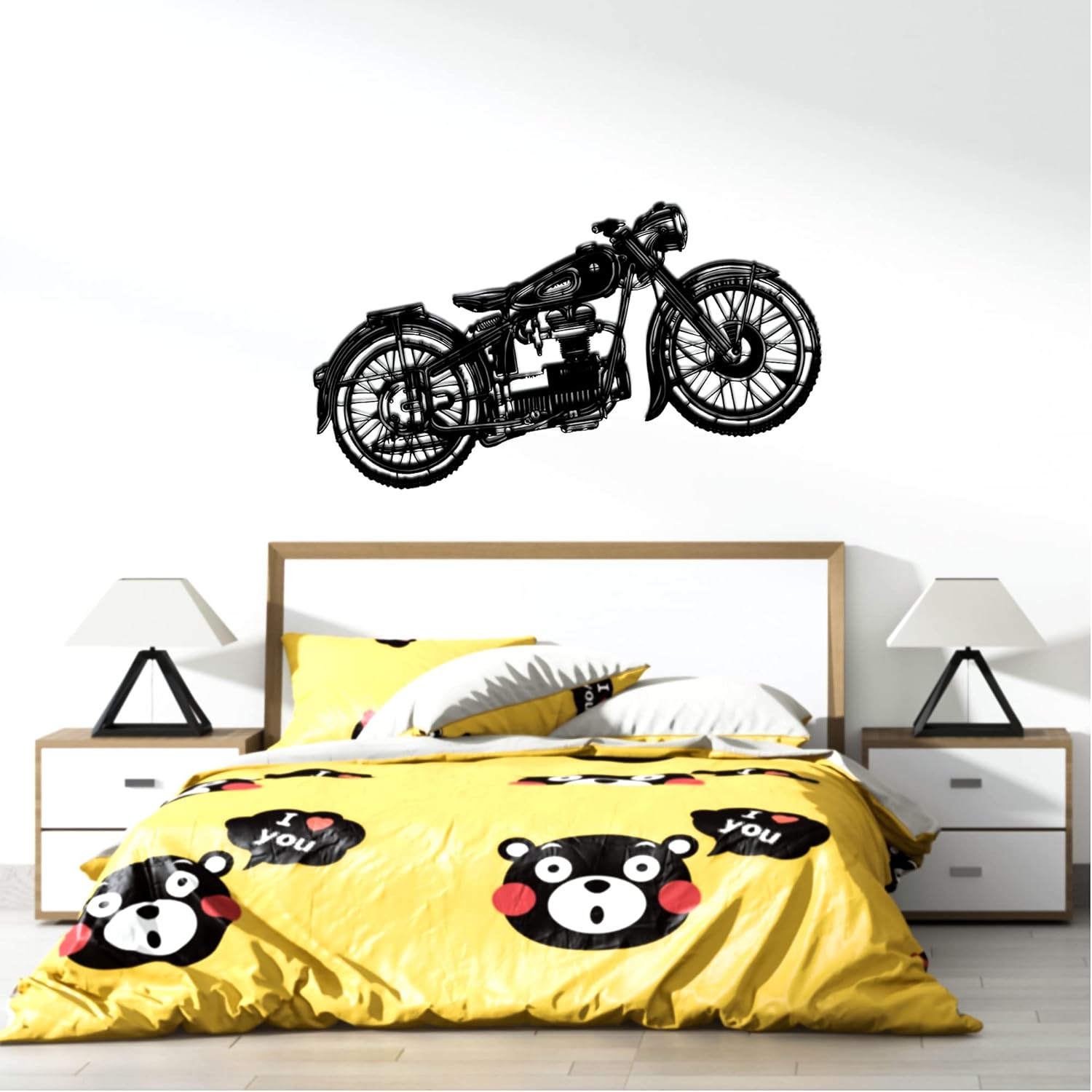 Motorcycle Metal Wall Art