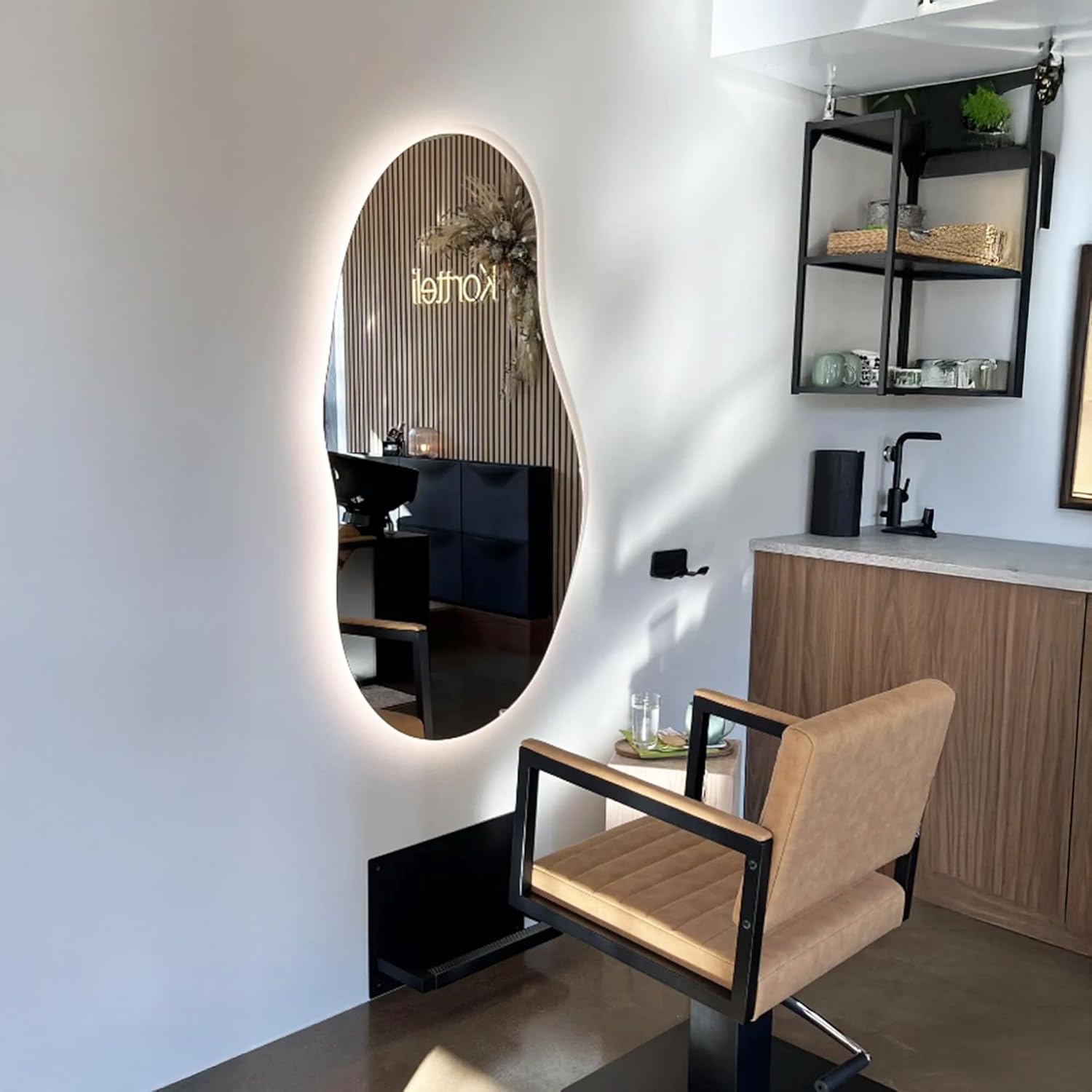 Asymmetrical Led Mirror