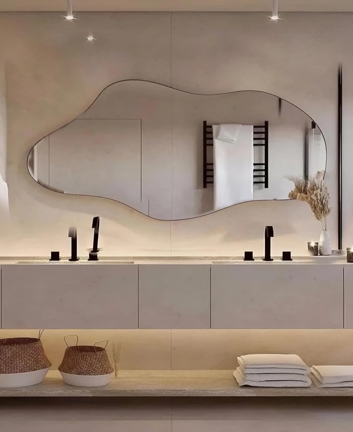 Asymmetrical Wall Mirror