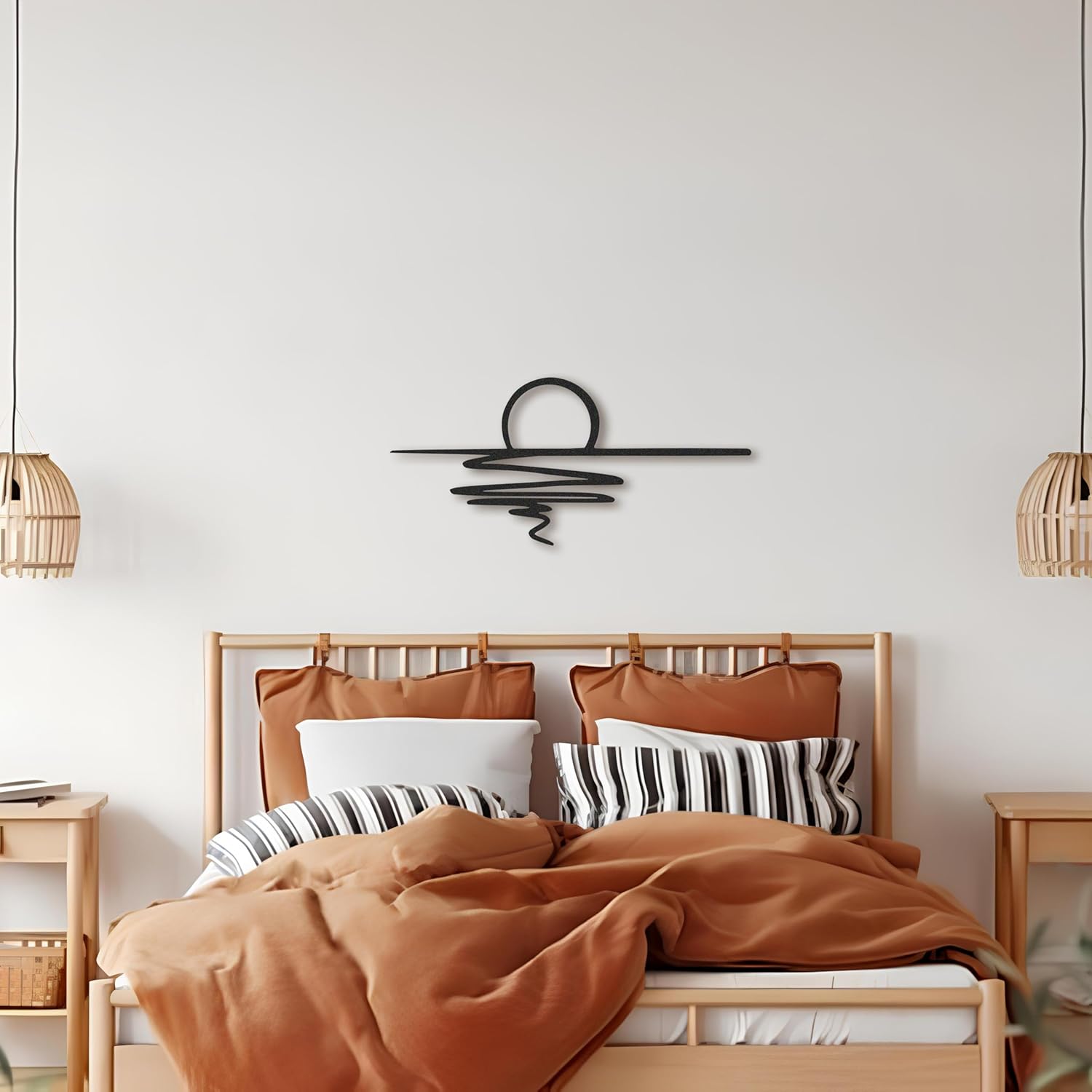 Sun Metal Wall Art Decor