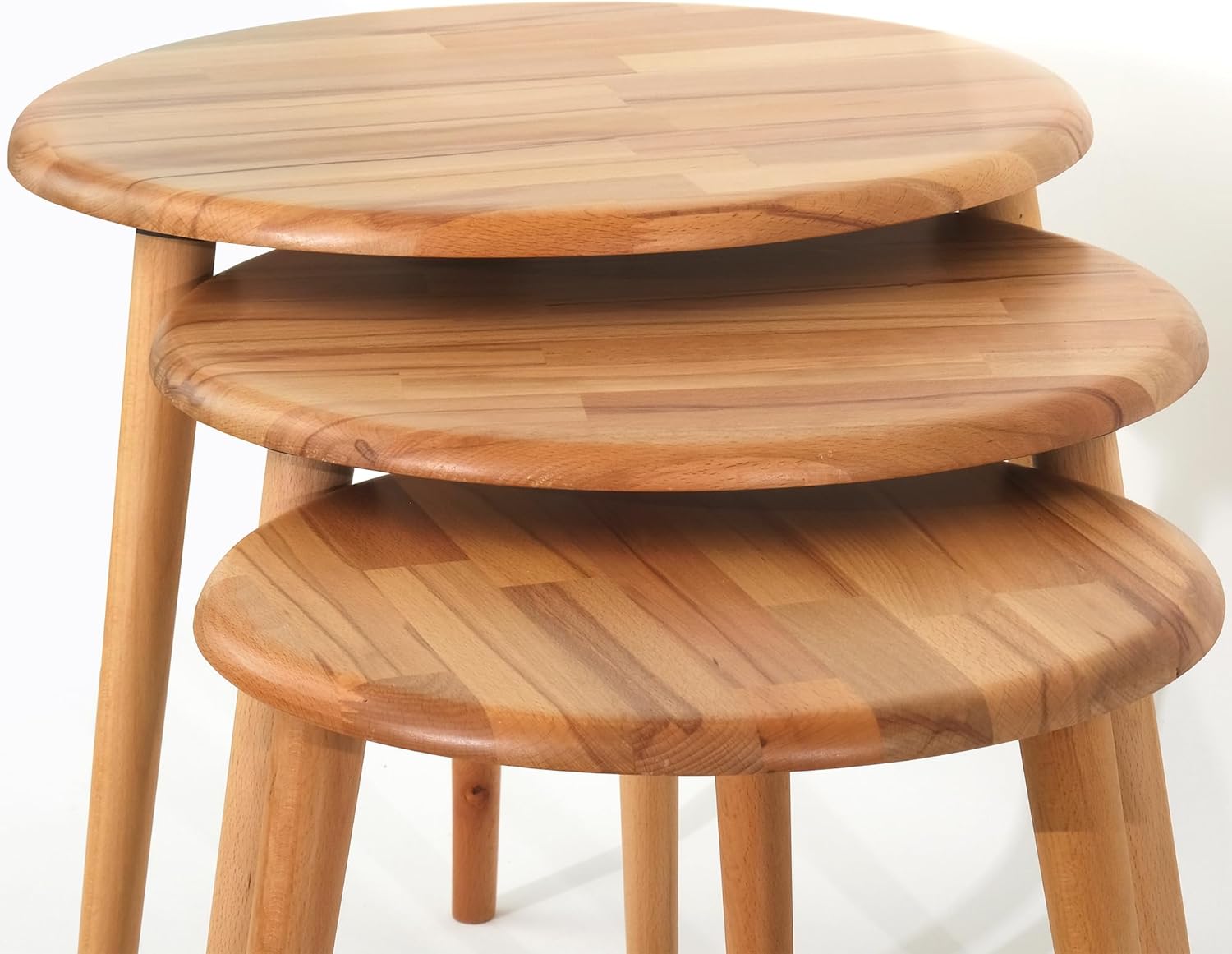 Round Wood Coffee Table