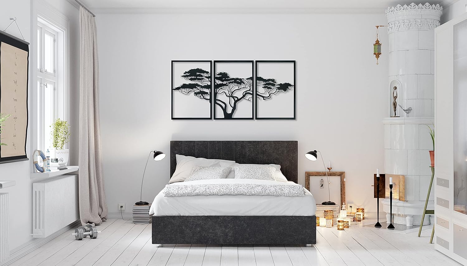 Tree Metal Wall Art Decor