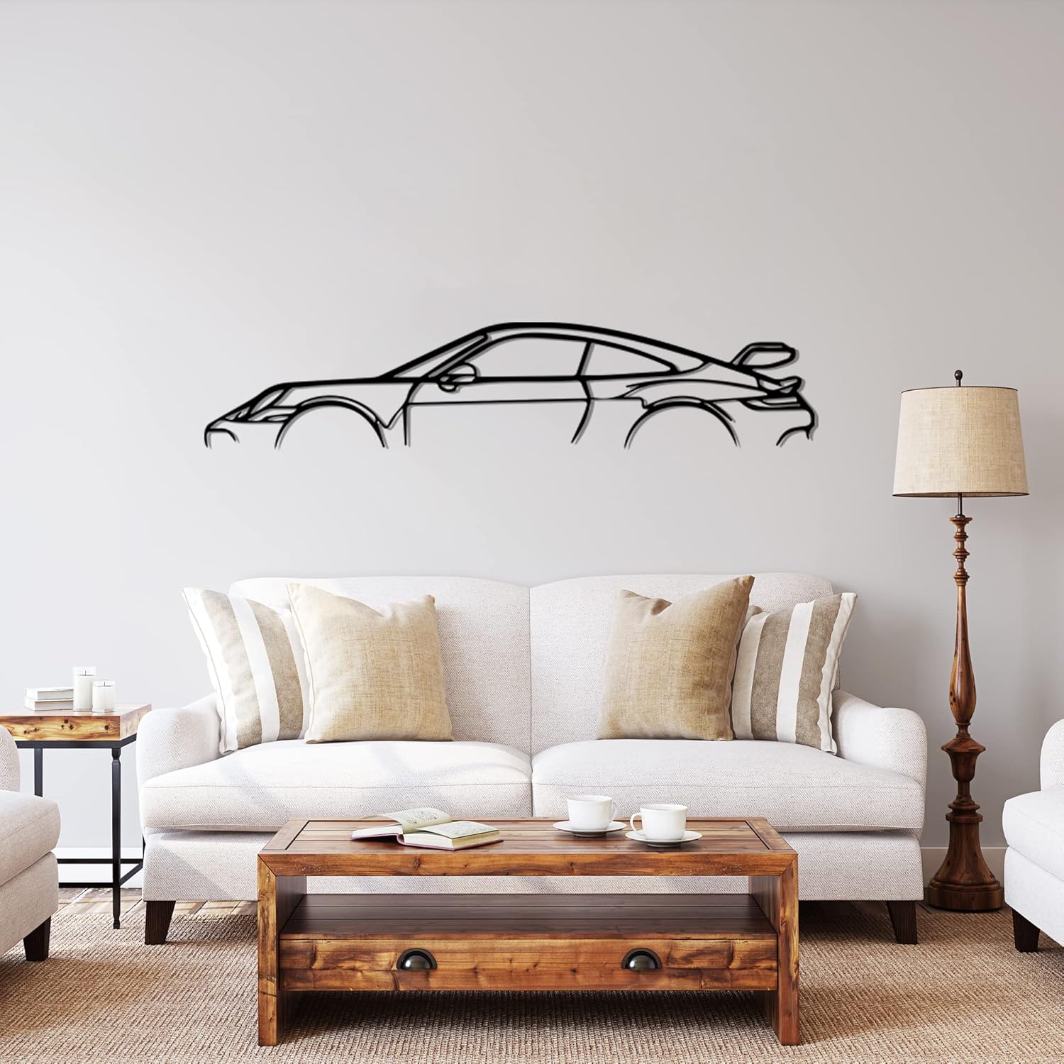 Car 911 Metal Wall Art