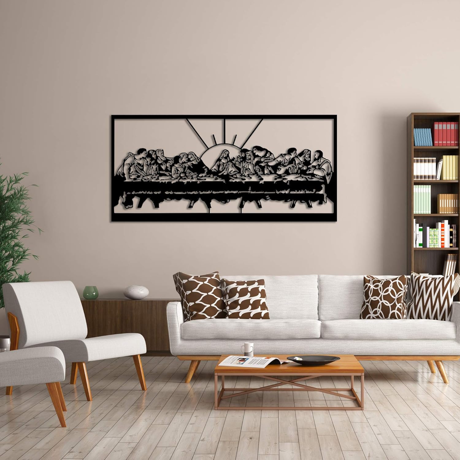 The Last Supper Metal Wall Art