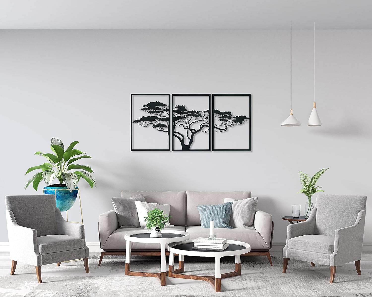 Tree Metal Wall Art Decor