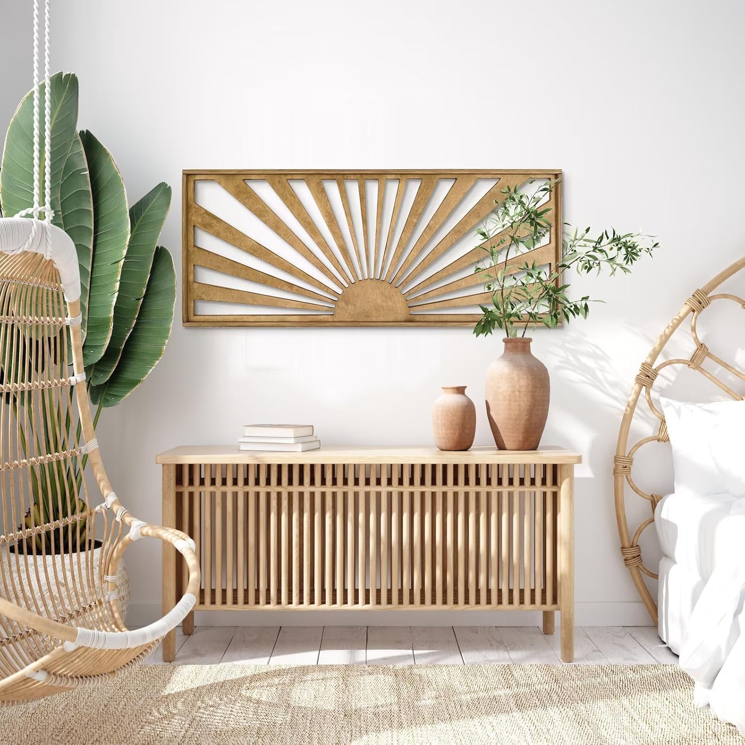 Sun Wood Wall Art