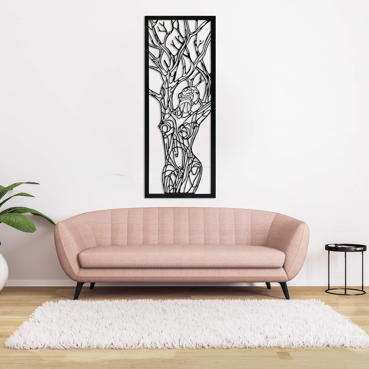 Tree of Woman Metal Wall Decor