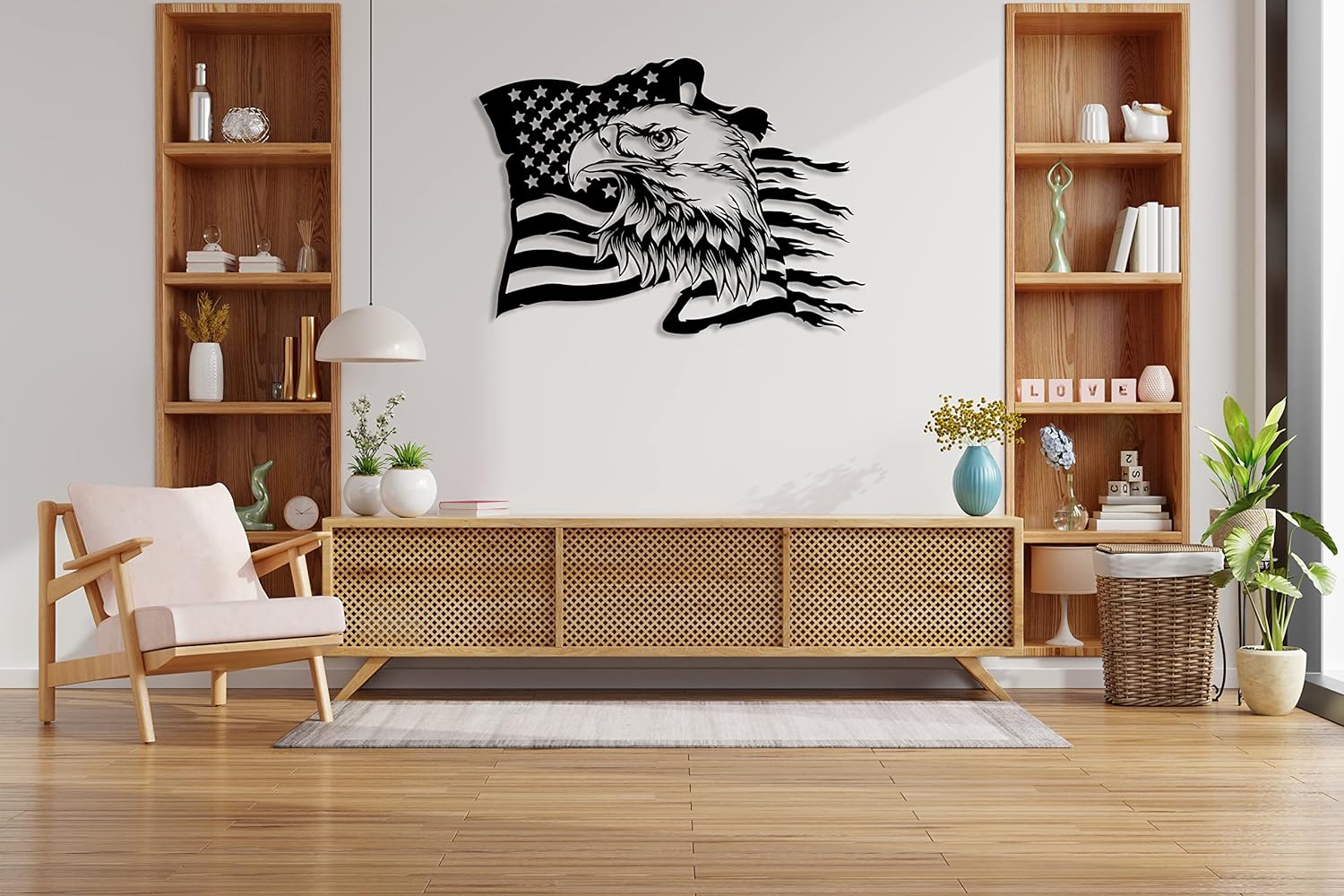 American Eagle Metal Wall Art