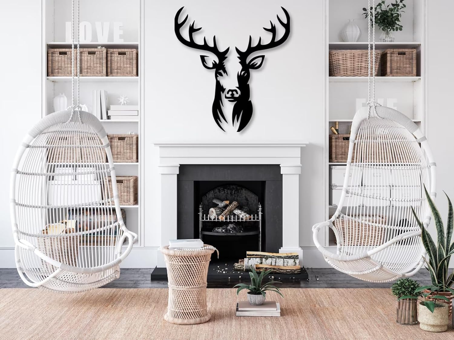 Deer Metal Wall Art