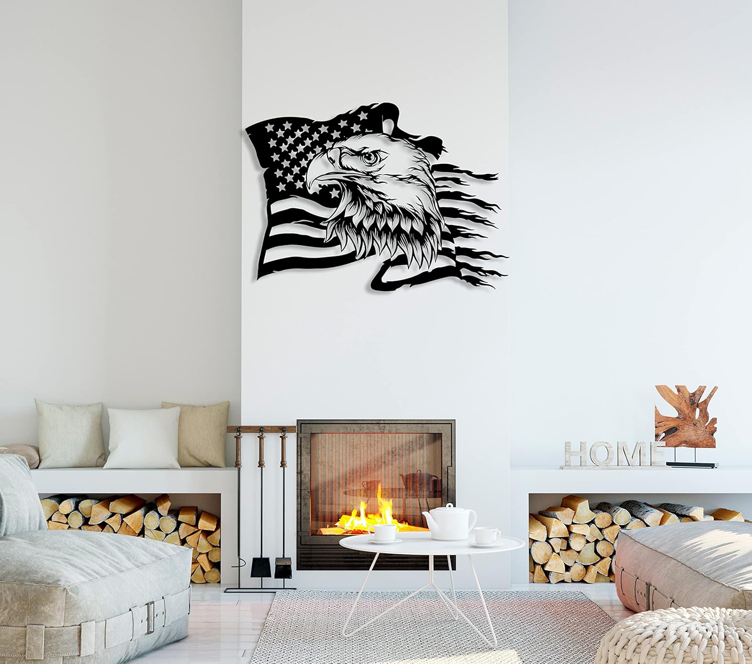 American Eagle Metal Wall Art