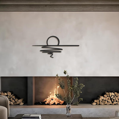 Sun Metal Wall Art Decor