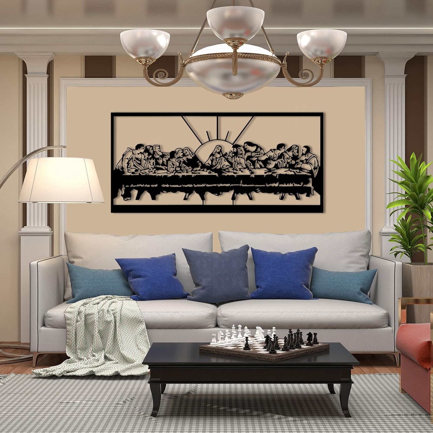 The Last Supper Metal Wall Art