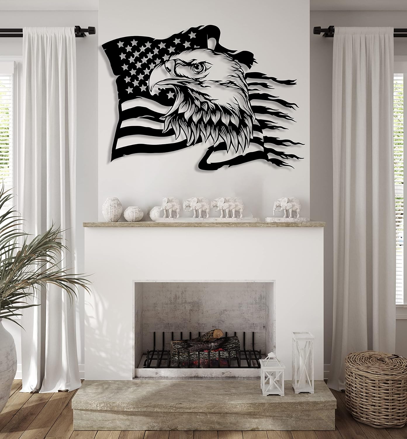 American Eagle Metal Wall Art