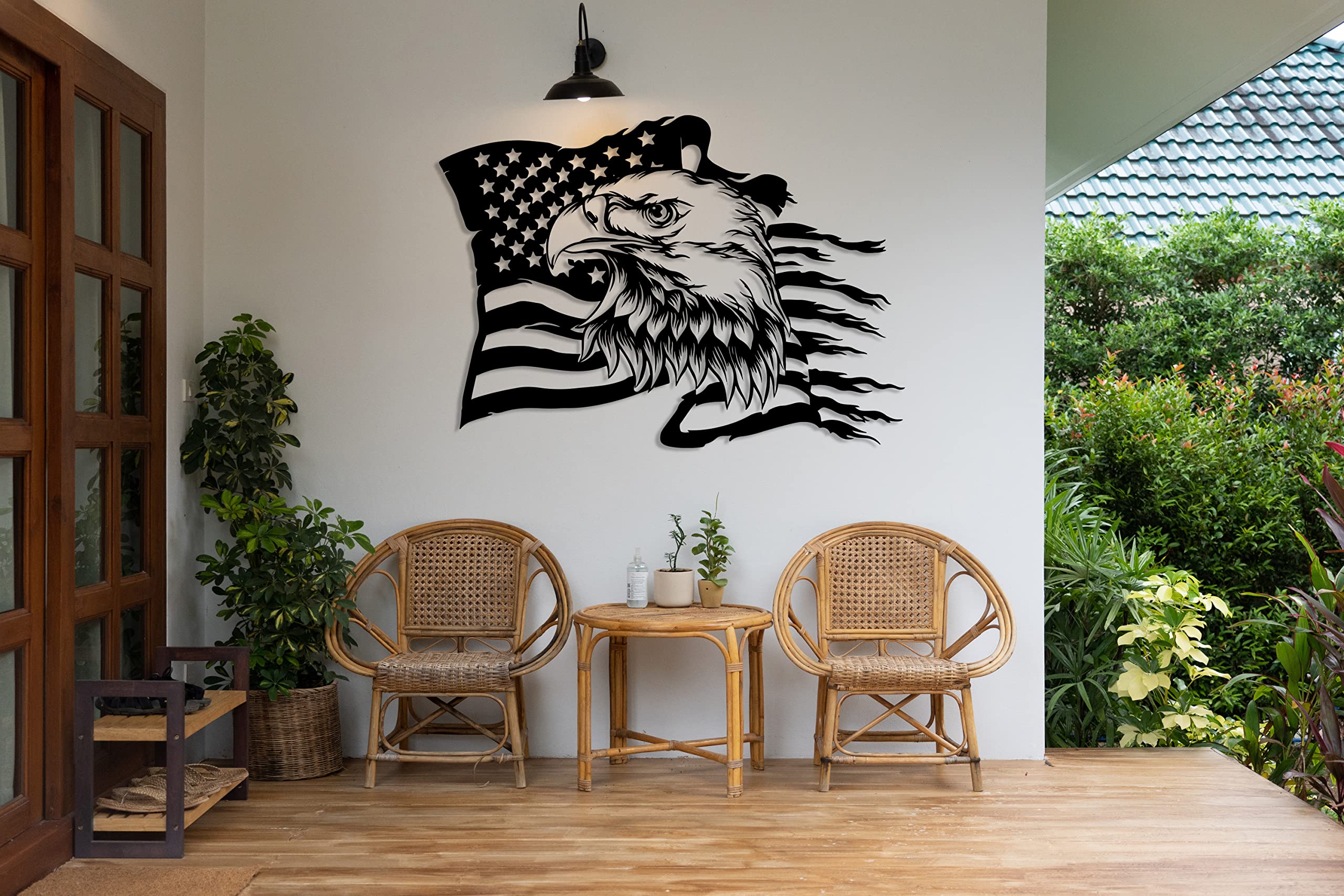 American Eagle Metal Wall Art