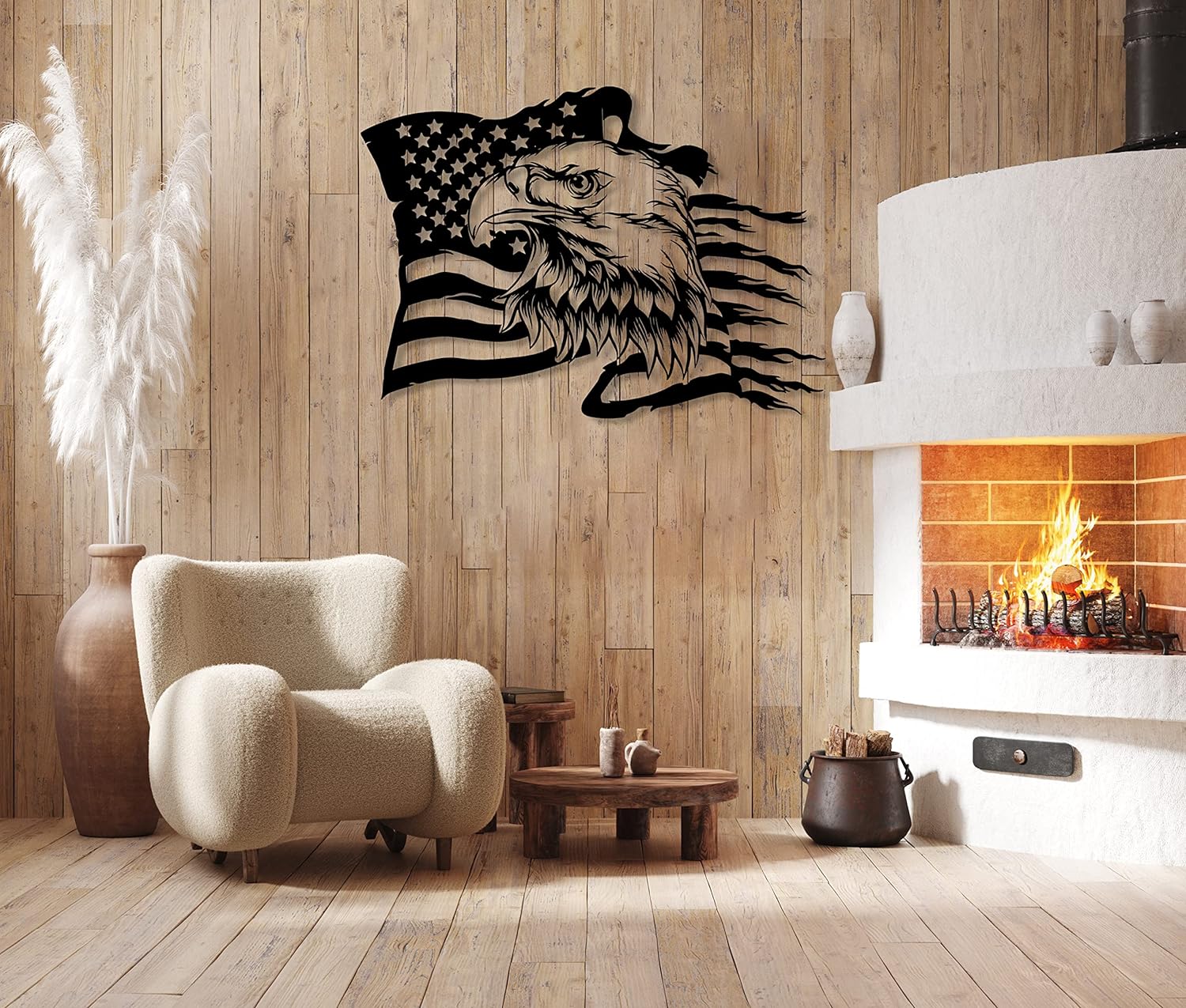 American Eagle Metal Wall Art