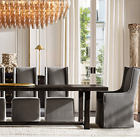 Cavell Rectangular Extension Dining Table – room view