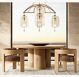 Osen Cylinder Round Dining Table – interior view