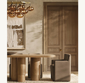 Troven Oak Rectangular Dining Table