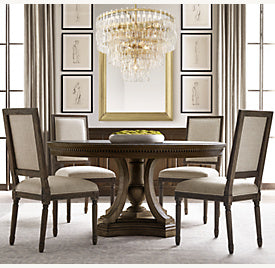 Jameson Round Dining Table – dining room view