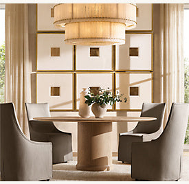 Bastian Round Dining Table – room view