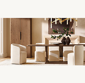 Bastian Rectangular Dining Table – interior view