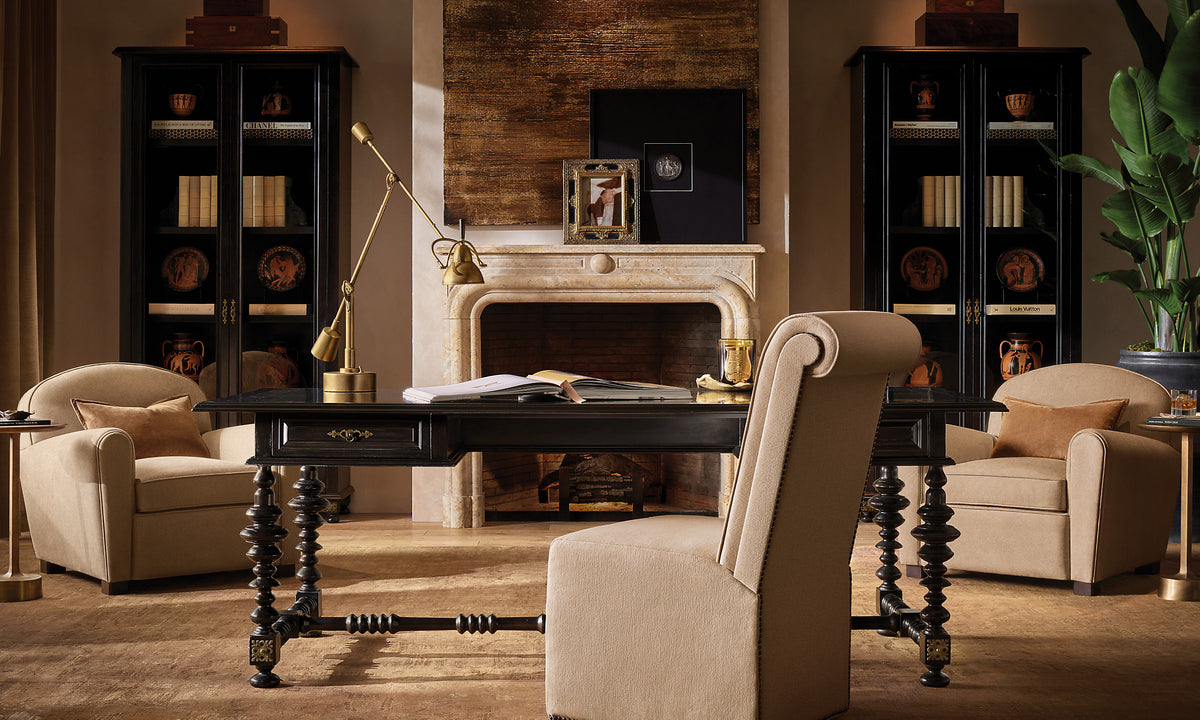 Vendôme Fabric Dining Side Chair — General view