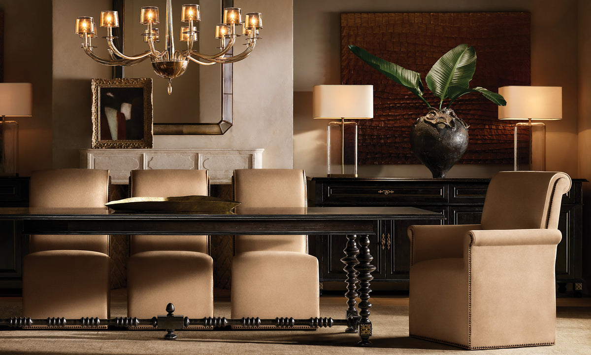 Vendôme Fabric Dining Side Chair — General view