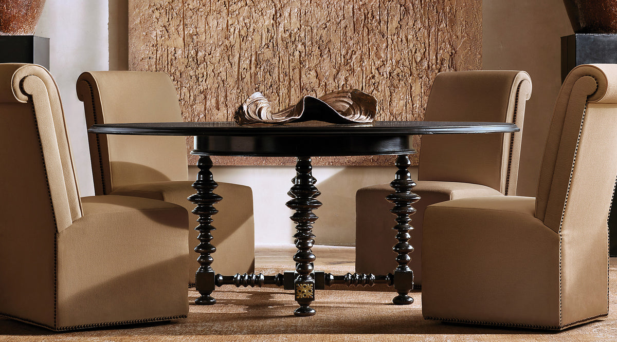 Vendôme Fabric Dining Side Chair — General view