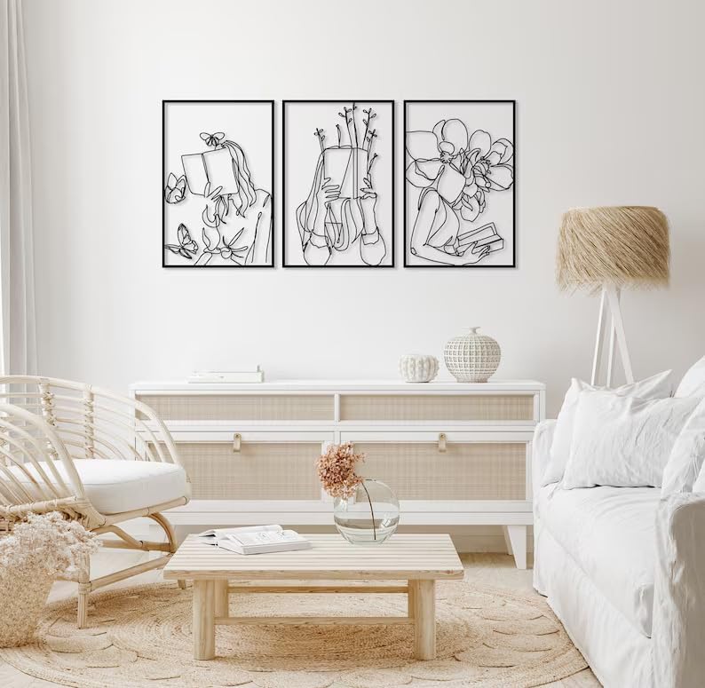 Minimalist Woman Wall Art Decor