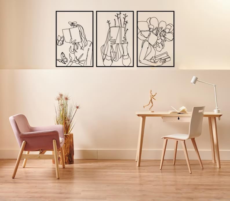 Minimalist Woman Wall Art Decor