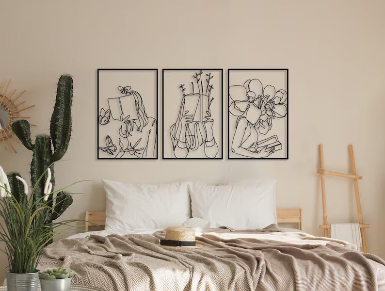 Minimalist Woman Wall Art Decor