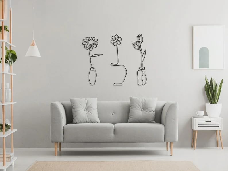 Flower Metal Wall Art