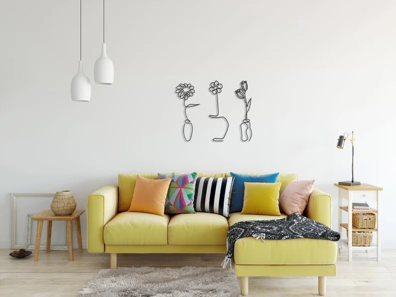 Flower Metal Wall Art