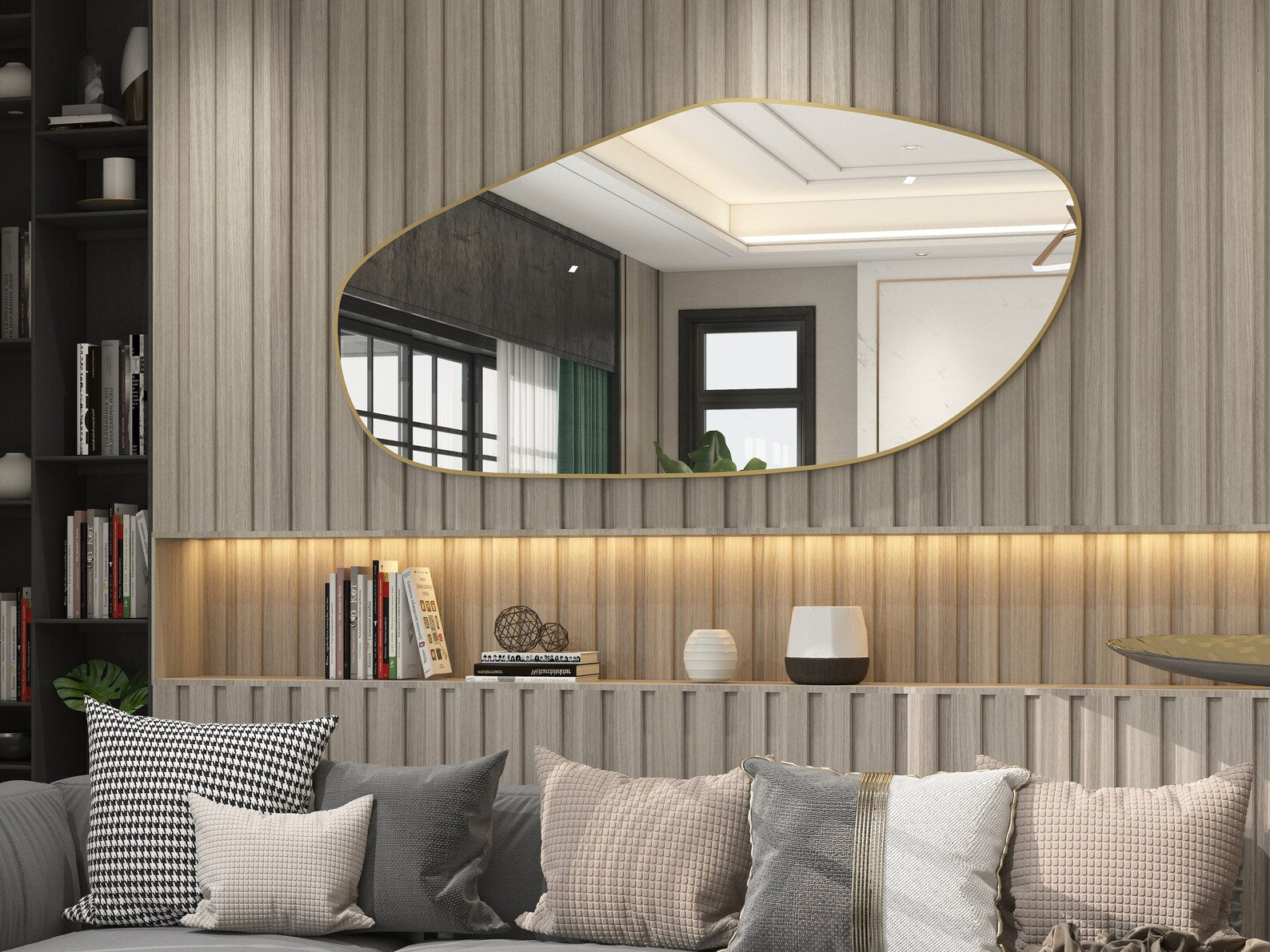 Amsterdam Asymmetrical Wall Mirror