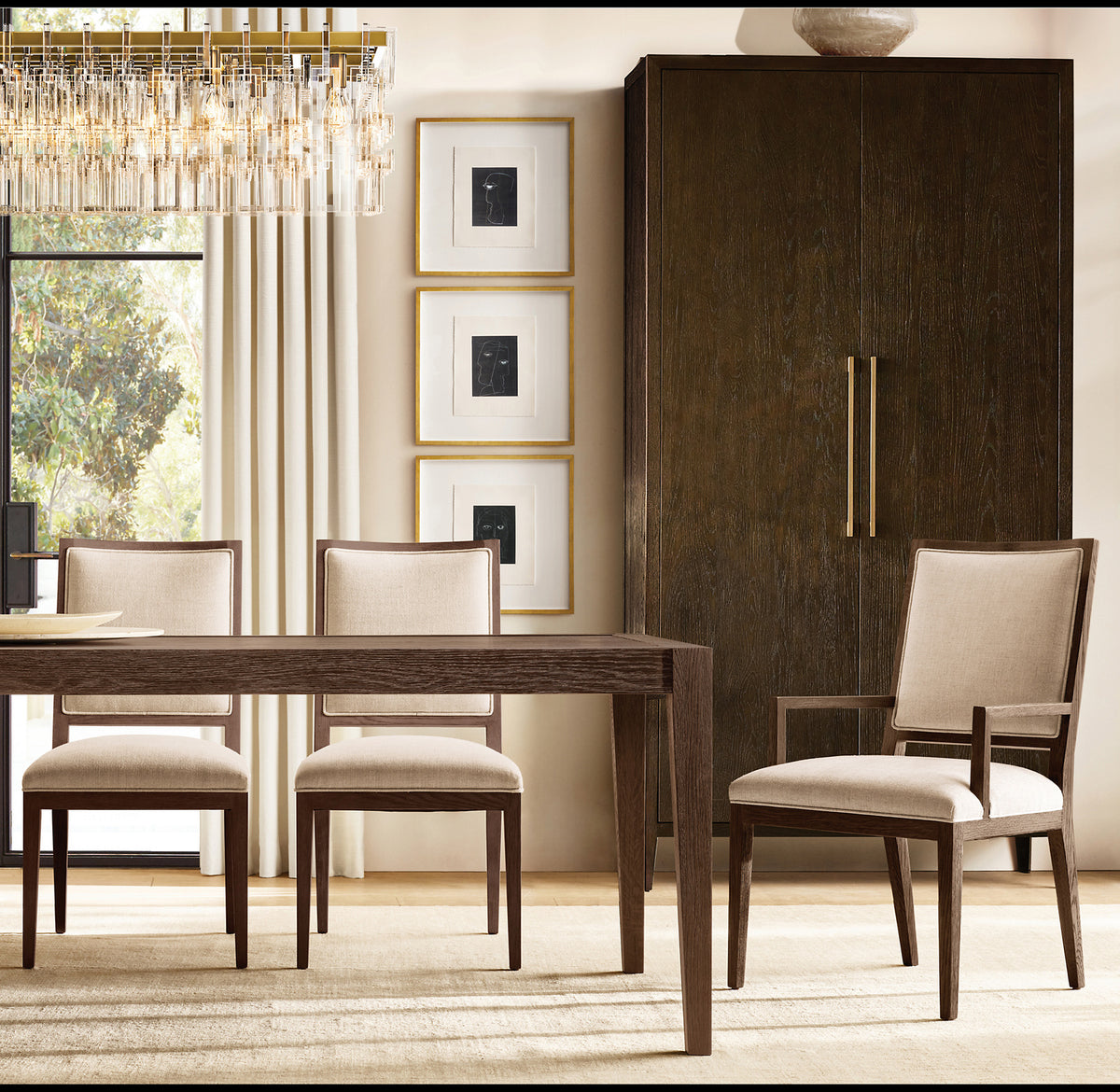 Lucien Square Back Dining Chair
