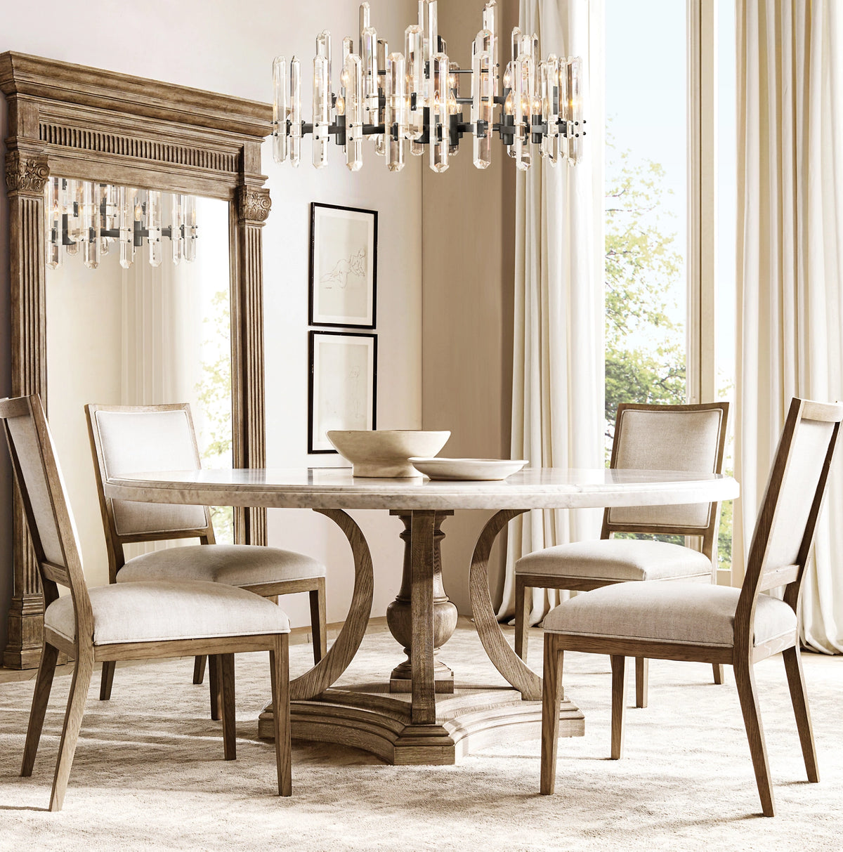 Lucien Square Back Dining Chair