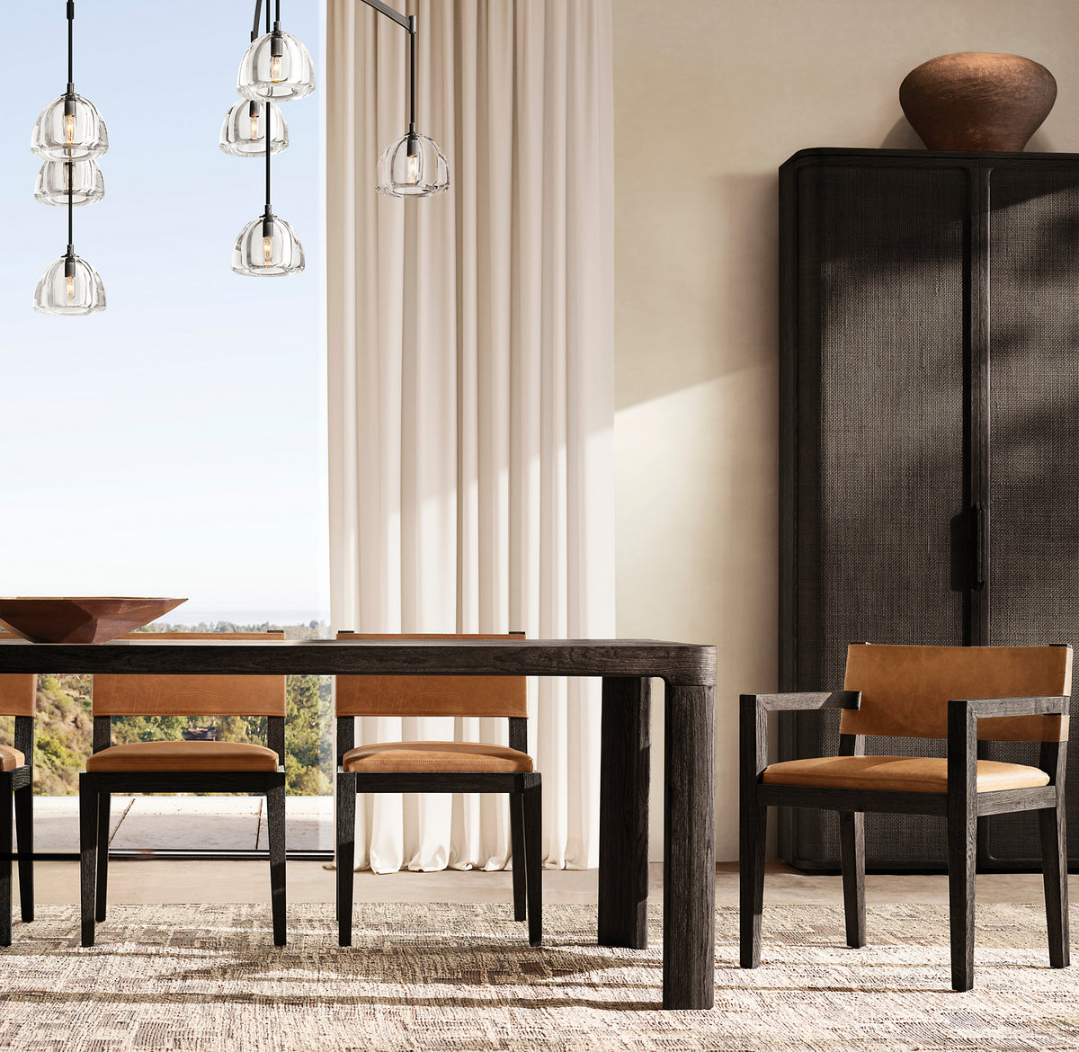Soren Saddle Dining Armchair