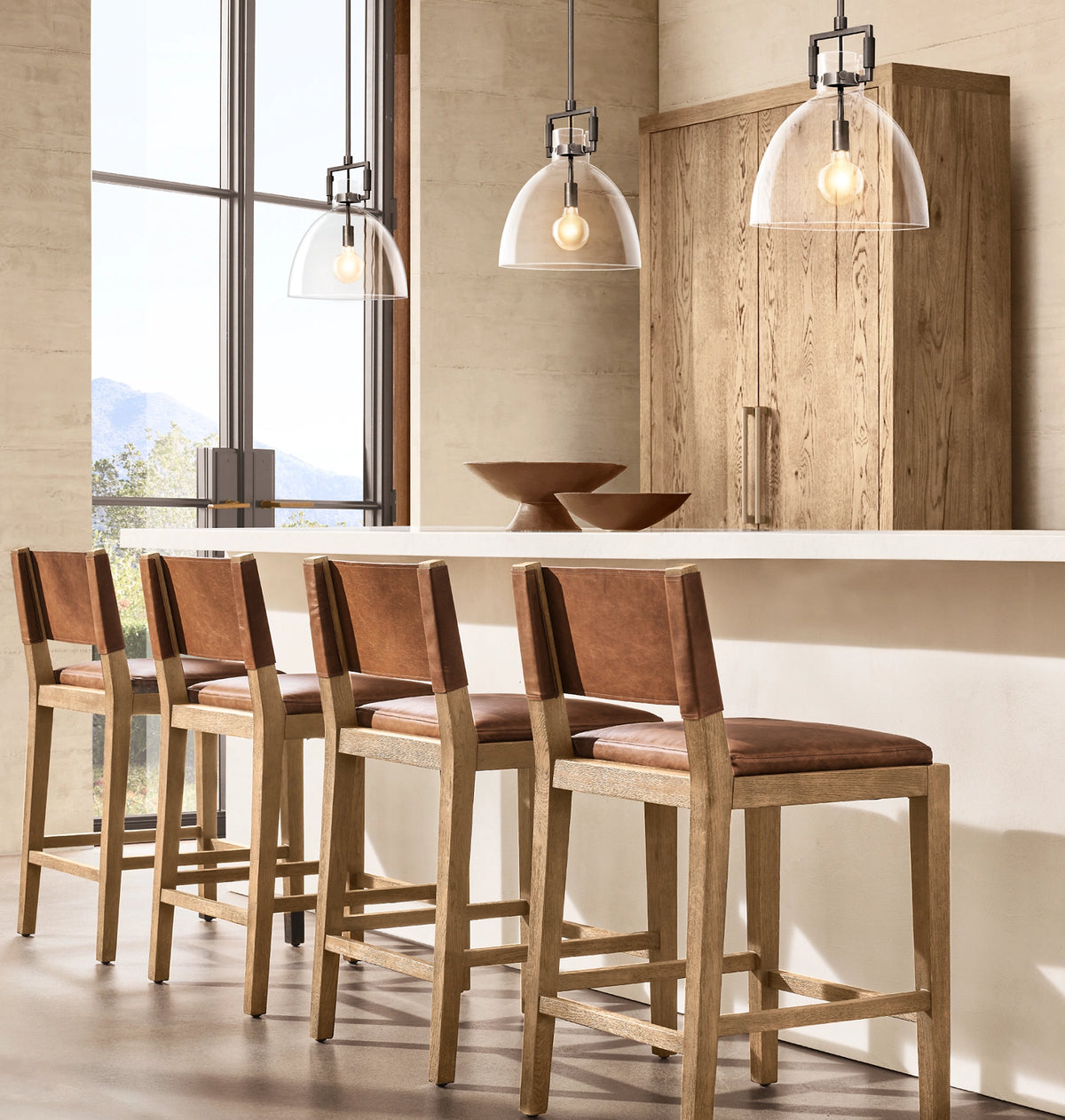 Soren Saddle Counter & Bar Stool