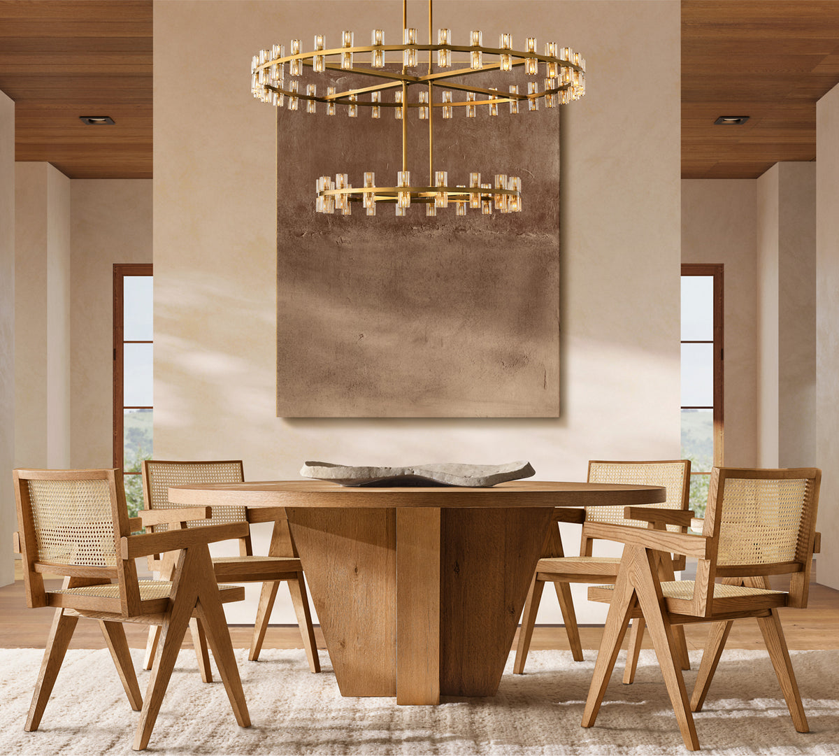 Arden Cane Dining Armchair