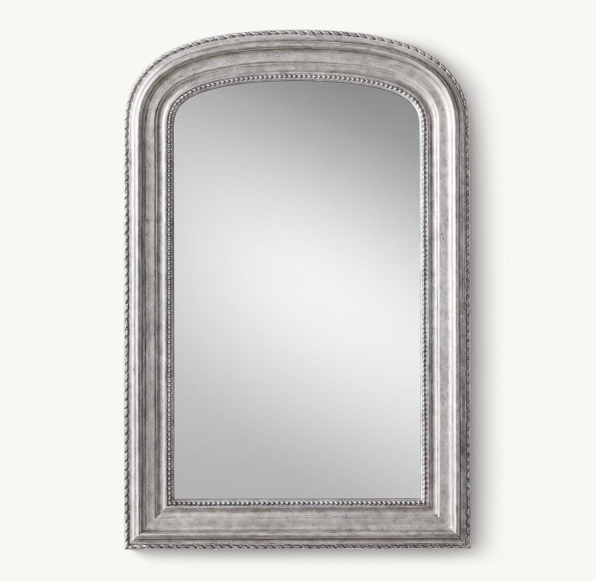 Gilt Arched Mirror – Silver Gilt