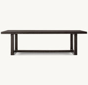 Cavell Rectangular Extension Dining Table – front view