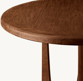 Galen Walnut Round Dining Table