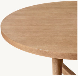 Tristan Round Dining Table – top view