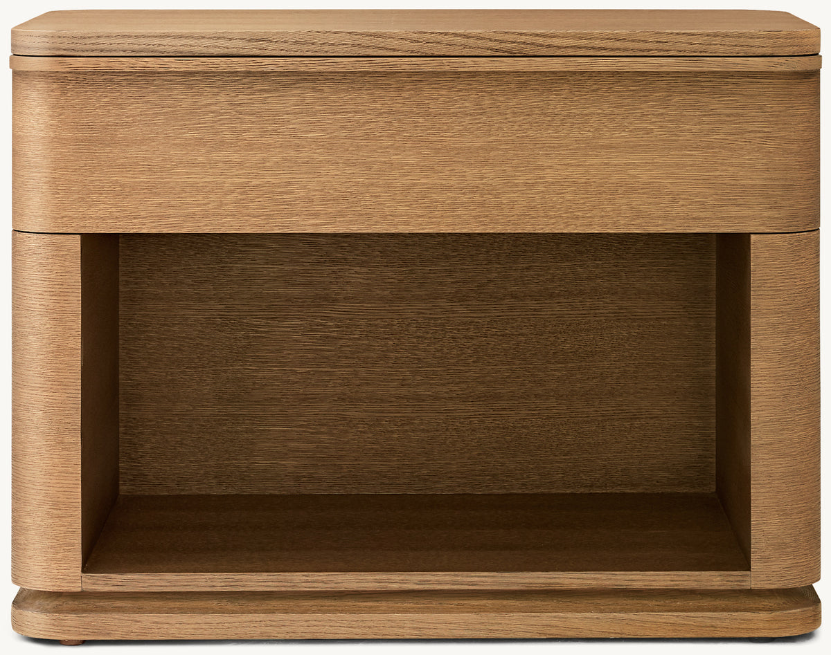 Ligné Open Nightstand – Natural Brushed Oak