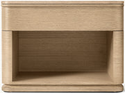 Ligné Open Nightstand – Greige Brushed Oak