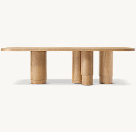 Troven Oak Rectangular Dining Table