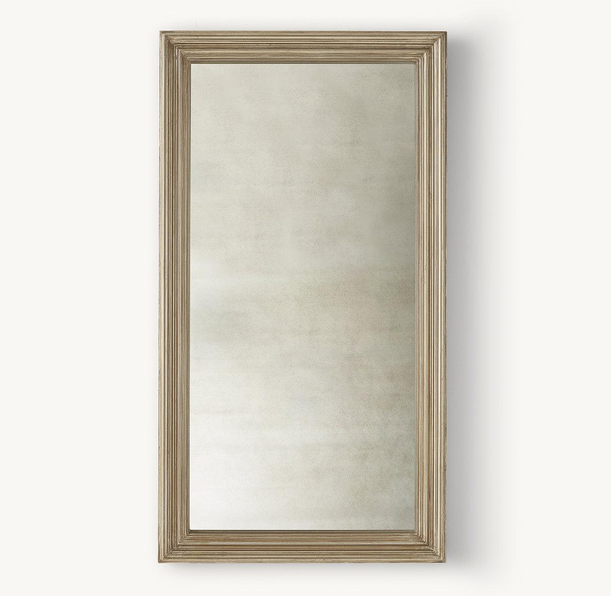 Baroque Gilt Antiqued Glass Mirror – Silver Gilt