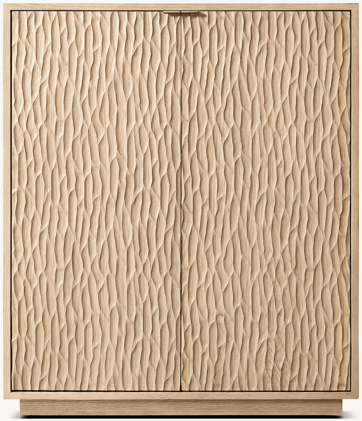Melbourne Bar Cabinet – front view of the textured door fronts