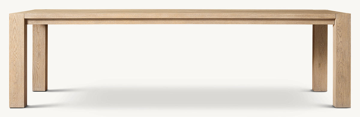 Montera Coast Rectangular Dining Table — Greige Oak