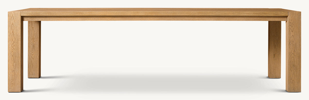 Montera Coast Rectangular Dining Table — Natural Oak